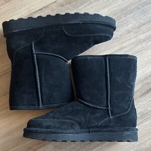 Bear Paw Black Suede Boots 9.5 Men